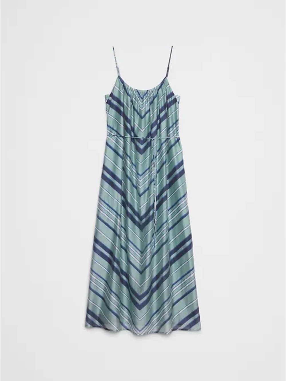 BANANA REPUBLIC Tie-Waist Organza Maxi Dress